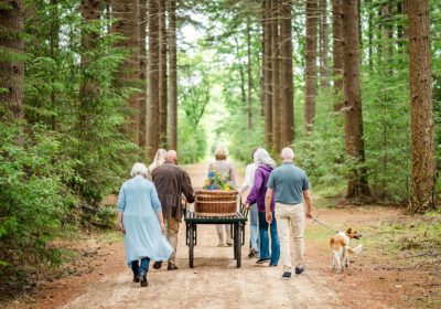 Natuur en begraven Hillig Meer